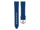 Blue Curved-Lug Silicone Strap