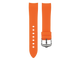 Orange Curved-Lug Silicone Strap